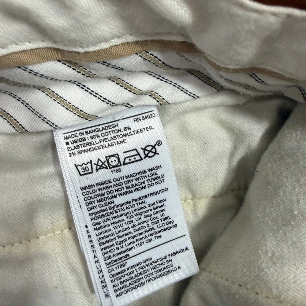 Banana Republic Pants Mens 30x30 Brown Aiden Slim Fit Monks Robe Chino Stretch